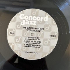 The Clayton Brothers Concord Jazz Records CJ-89 STEREO 1979 NM-/VG+ Shrink