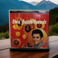 Elvis’ LP Golden Records – RCA ‎LPM-1707 Black Label 1958 Stereo VG