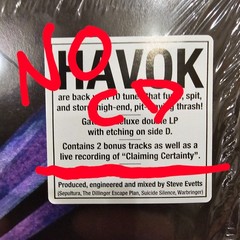 HAVOK – Conformicide + Bonus Tracks (Vinyl 2 LP) [USED *NO CD! Vinyl=VG; Notes!]