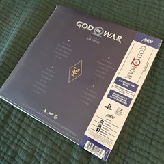 God Of War Video Game Soundtrack 2xLP Translucent Gold & Opaque Blue Vinyl Mondo
