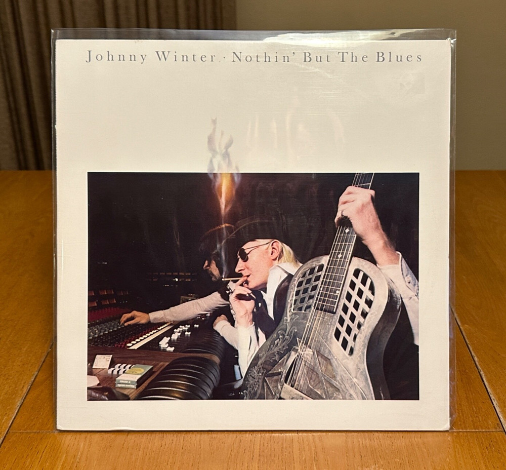 JOHNNY WINTER Nothin’ But The Blues 1977 CBS BLUE SKY PZ34813 NM/EX
