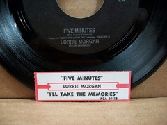 Lorrie Morgan – Five Minutes/I’ll Take The Memories (45 RPM, 1990, RCA)