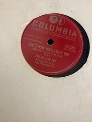 Vintage Frank Sinatra 10″ 78 RPM Shellac Record Lot 9 Discs 1940s Columbia