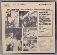 Goldfinger Soundtrack John Barry Vinyl LP UA UAS 5117 Shirley Bassey 1st Press