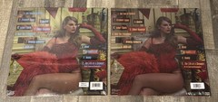 TAYLOR SWIFT LIFE OF A SHOWGIRL BEACH BLUE SPARKLE & LOVELY BOUQUET GOLDEN VINYL