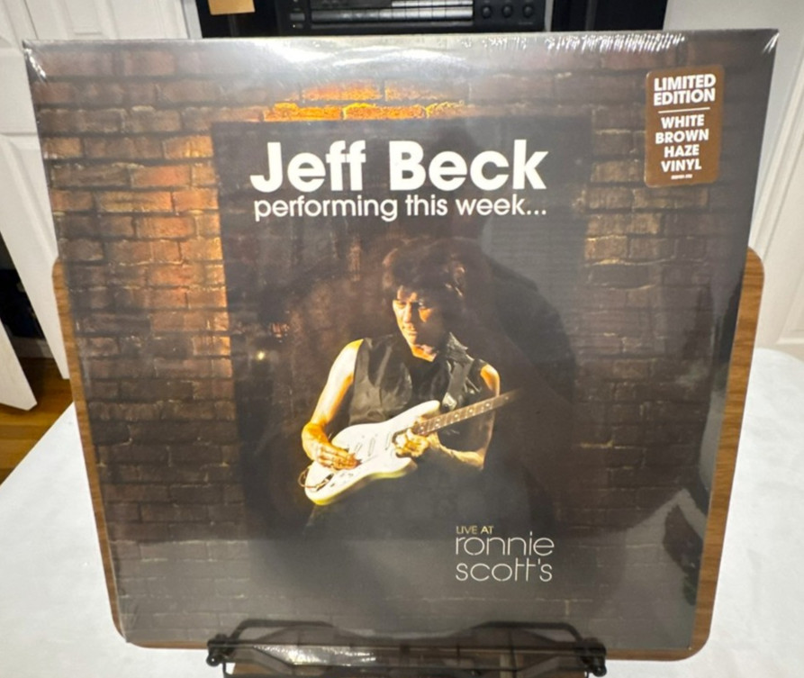 Jeff Beck Live At Ronnie Scott’s 2LP White Brown Haze Vinyl Limited Edition