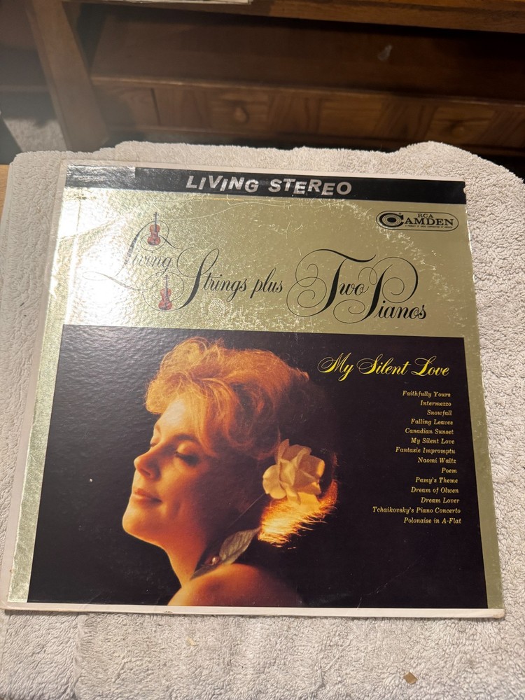 Living Strings Plus Two Pianos – My Silent Love LP – GOOD CONDITION W/DUST SLEEV