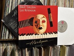 Dave Grusin & Lee Ritenour “Harlequin” 1985 GRP LP (1st press/EX/15000 feed/VPI)