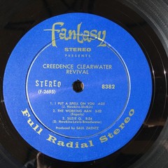 Creedence Clearwater Revival Self-Titled S/T 1968 Hollywood Press (VG) LP 8382