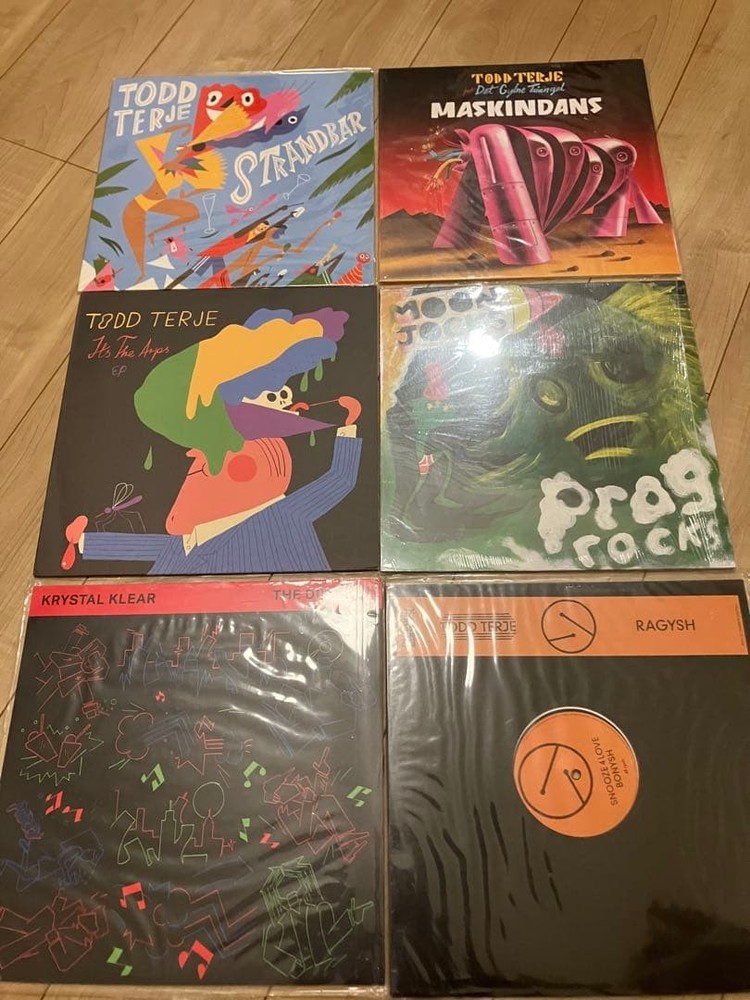 Todd Terje Olsen 6 Vinyl Record Set Disco Balearic Synth 2010s Collection