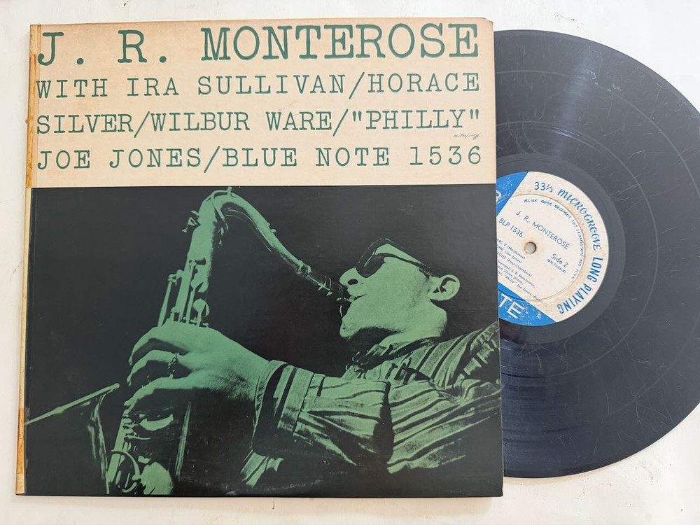 J.R. Monterose Blue Note 1536 LP ~ RARE ~ Flat Edge ~ Lexington ~ DG ~ Ear RVG