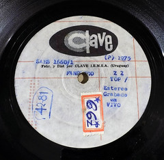 Test Pressing ZZ TOP Fandango Uruguayan Promo 1975 Texas Blues Southern Rock LP