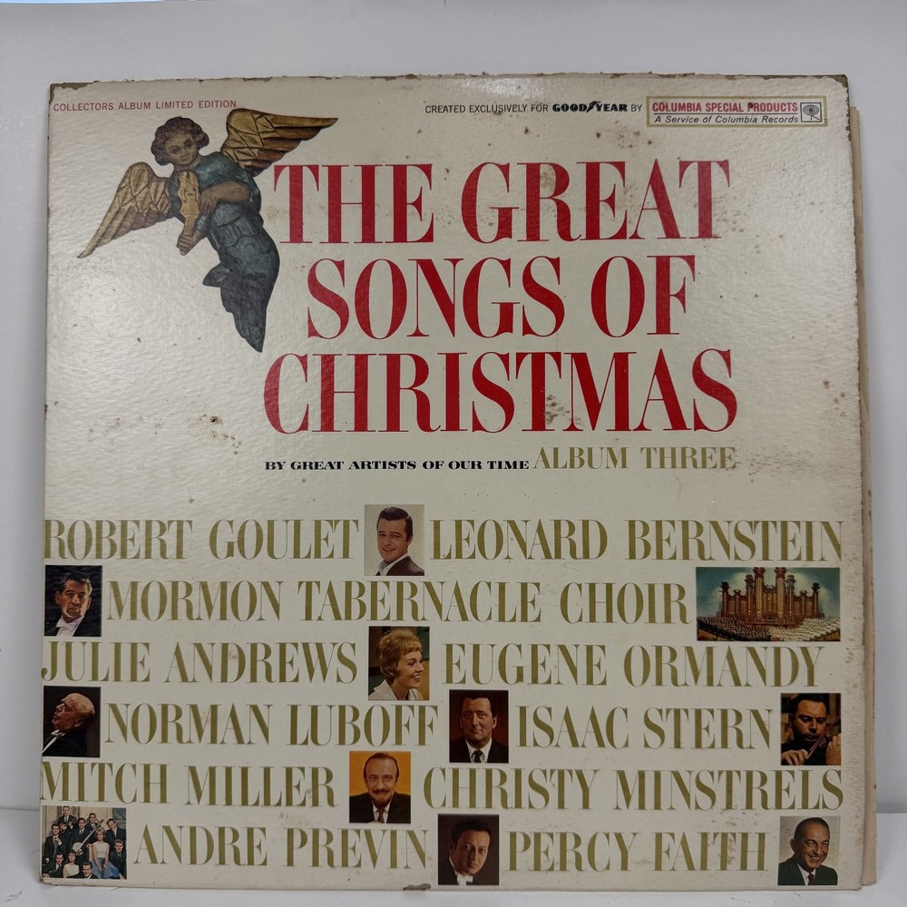 Various Artists – Great Songs of Christmas Album Three LP 1963 Columbia Holiday