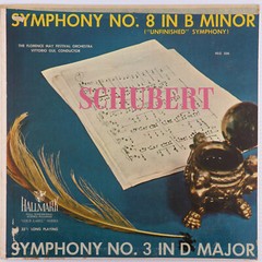 Schubert – Symphony No. 8 In B Minor And No. 3 In D Major – LP Hallmark HLG 506