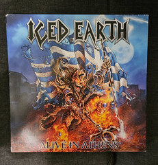 ICED EARTH – ALIVE IN ATHENS 2019 5LP 180 GRAM BLACK VINYL SET METAL *RARE*