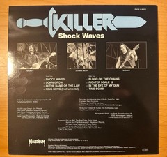 Killer – ‘Shock Waves’ Vinyl LP – Mausoleum Records – Belgium w/insert! (1984)VG