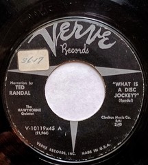 Ted Randal – “What Is A Disc Jockey?” / “What Is A Hit?” (7″) (Very Good (VG)) –