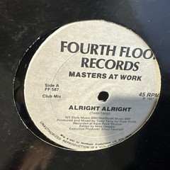 Masters At Work – Alright Alright [vinyl – 12″] 1987 Fourth Floor FF 587