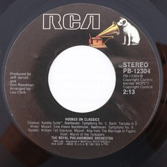 The Royal Philharmonic Orchestra – Hooked On Classics – 1981 45 rpm 7″ Single