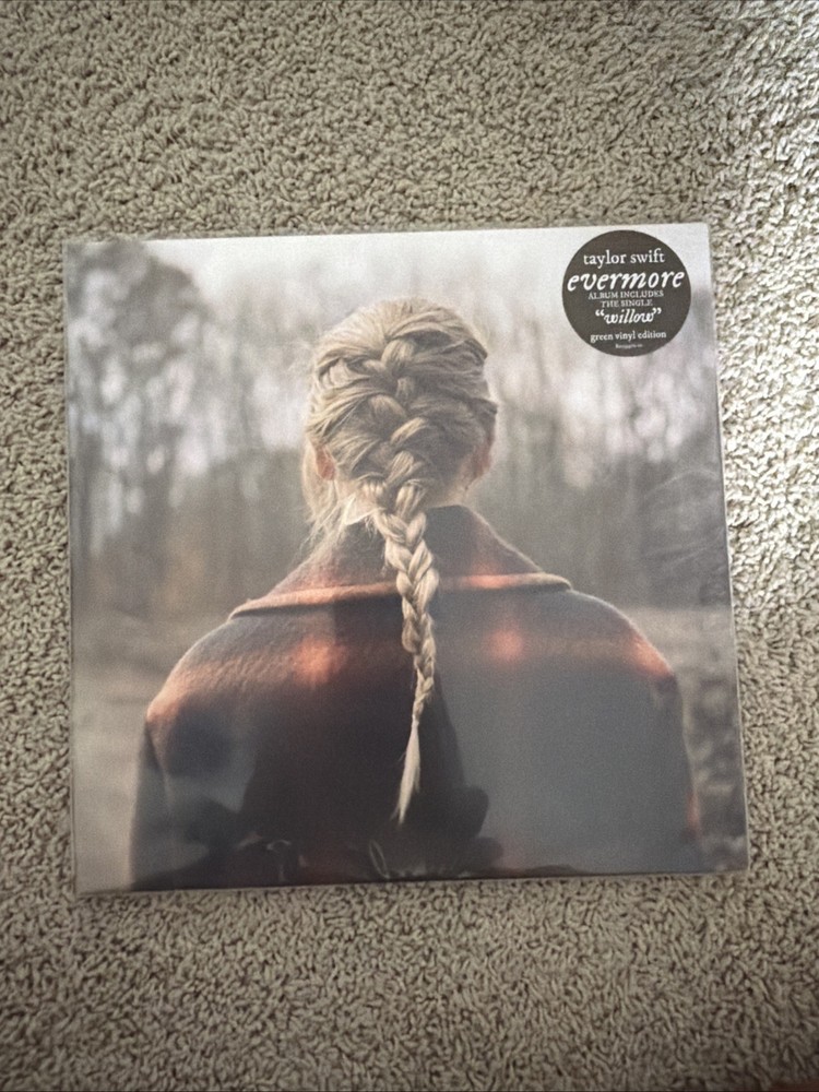 Taylor Swift Evermore Vinyl Record Translucent Green, 2LP Edition