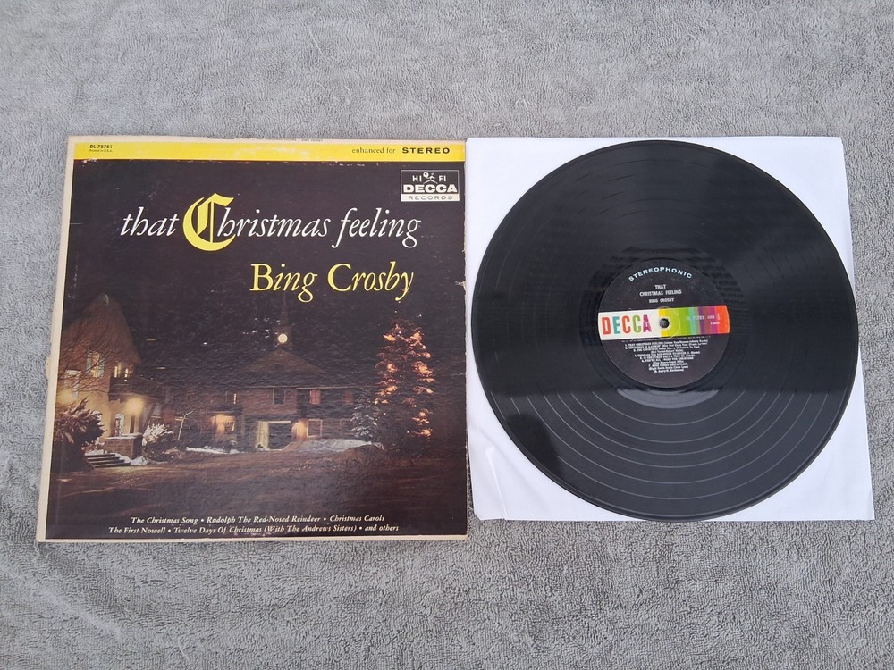 Bing Crosby – That Christmas Feeling – 1958 – Decca DL 78781 VG