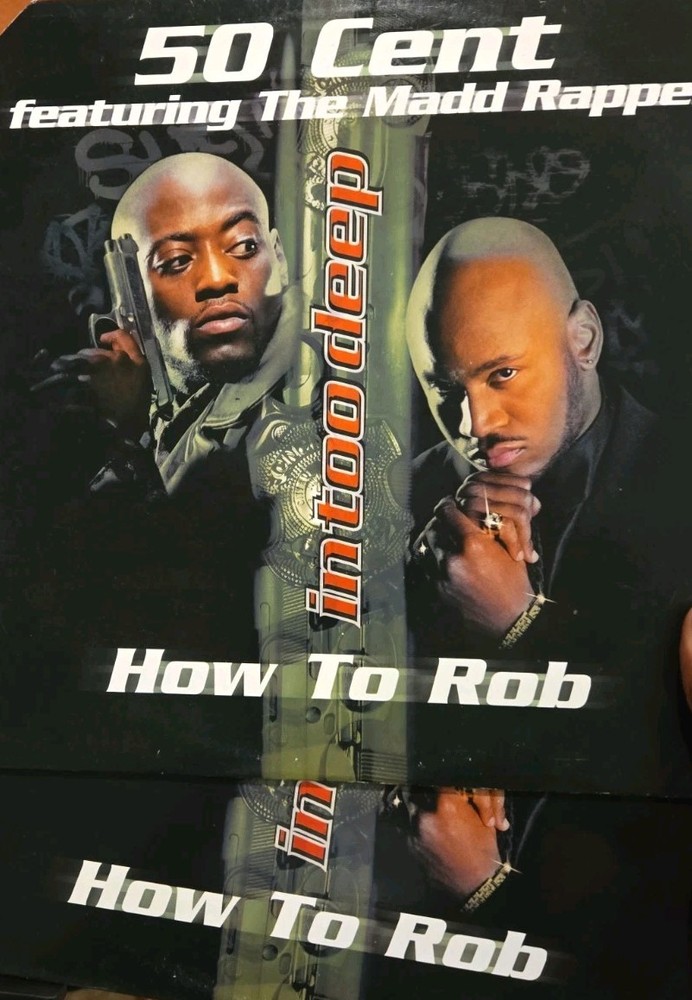 50 Cent How To Rob 12” Vinyl Single 1999 Columbia DOUBLE Hip Hop