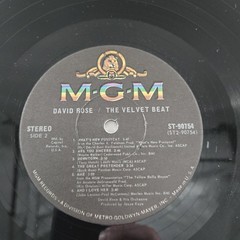 David Rose – The Velvet Beat LP Record 1967 MGM Orchestral Stereo EX Tested