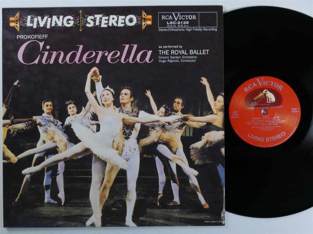 PROKOFIEFF Cinderella HUGO RIGNOLD – RCA LIVING STEREO LP NM 180g B451