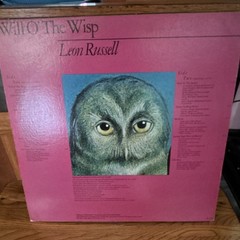 Leon Russell Will O’ the Wisp Shelter Records LP Vinyl 12″ 33 RPM Rock