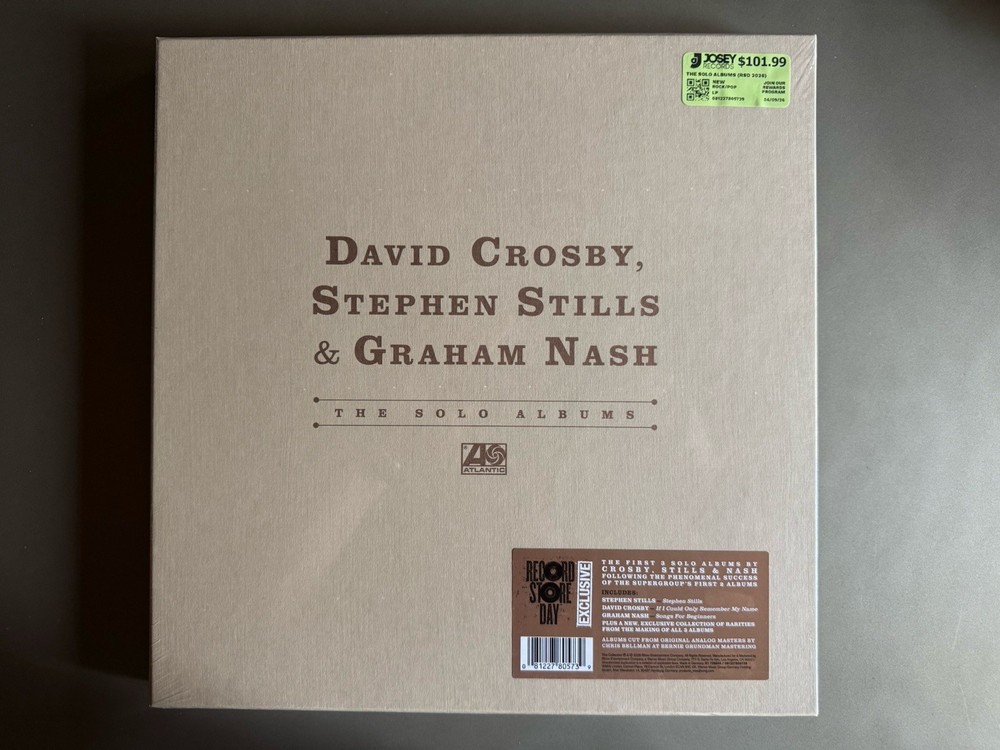 ❤️CROSBY STILLS & NASH The Solo Albums (4LP Vinyl, RSD 2026) NIB MINT SEALED