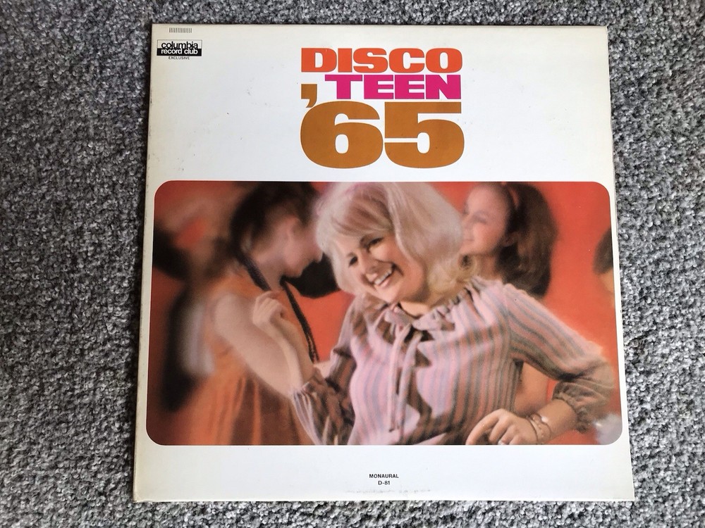 Disco Teen ’65 LP Columbia Includes Bob Dylan The Byrds The Yardbirds Mono VG