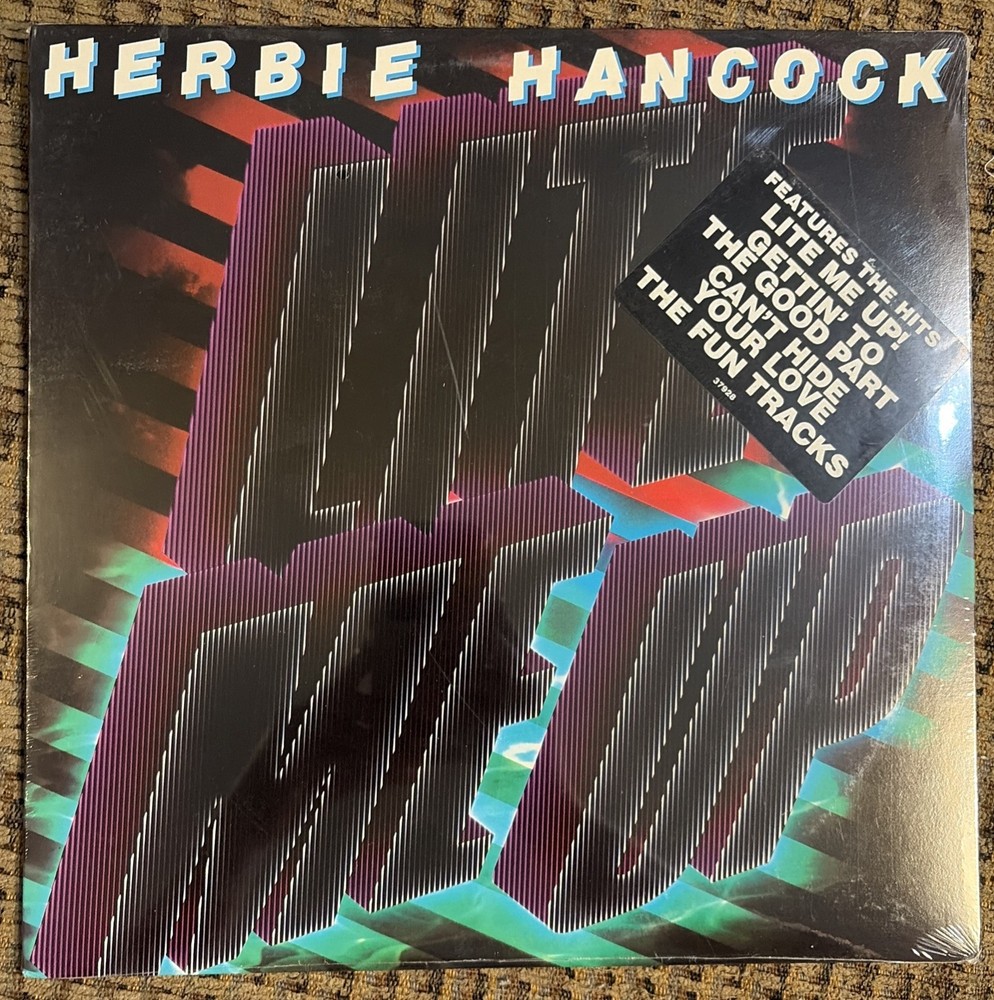 HERBIE HANCOCK LITE ME UP Columbia FC 37928 VINYL LP record