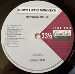 Rock Vinyl LP God’s Little Monkeys New Maps Of Hell LP 1989 Folk (NM)