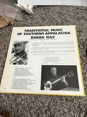 BYARD RAY TRADITIONAL MUSIC OF SOUTHERN APPALACHIA LP + BOOK SIGNED BLUEGRASS