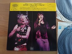Edgar Winter Roadwork Double LP Vinyl Record Japan OBI Strip Used 12″ 2xLP