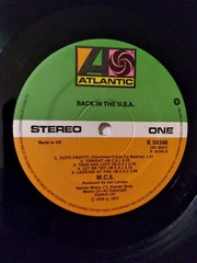 IMPORT MC5 ~ Back In The USA ~ LP ~Atlantic K-50346 , U.K. Pressing A1 / B1