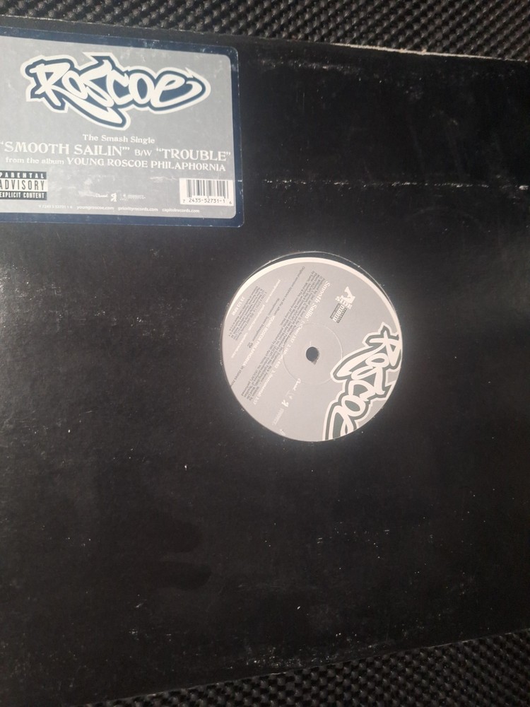 Roscoe – “Smooth Sailin’” & “Trouble” -12” Vinyl Single Rare