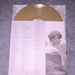 Taylor Swift folklore USED LP 12″ Brown Vinyl Record