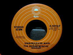 The Edgar Winter Group 45 Frankenstein / Undercover Man VG+ VINYL EPIC Sleeve