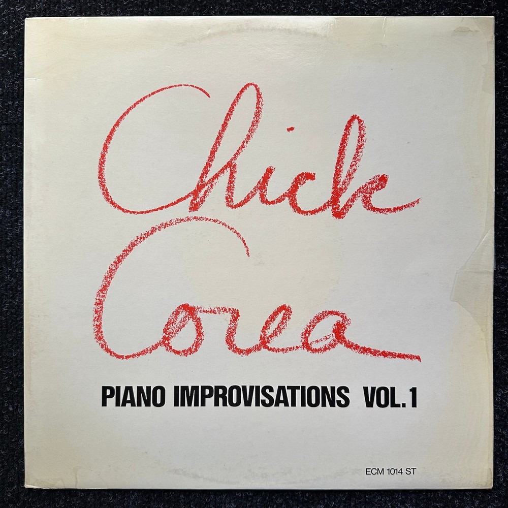 Chick Corea Piano Improvisations Vol. 1 German Vinyl LP 1971 ECM Records Jazz