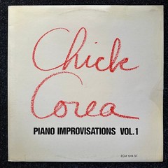 Chick Corea Piano Improvisations Vol. 1 German Vinyl LP 1971 ECM Records Jazz