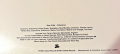 New Order Substance 1987 Qwest Records W1-25621 CRC Factory SEALED Double Lp
