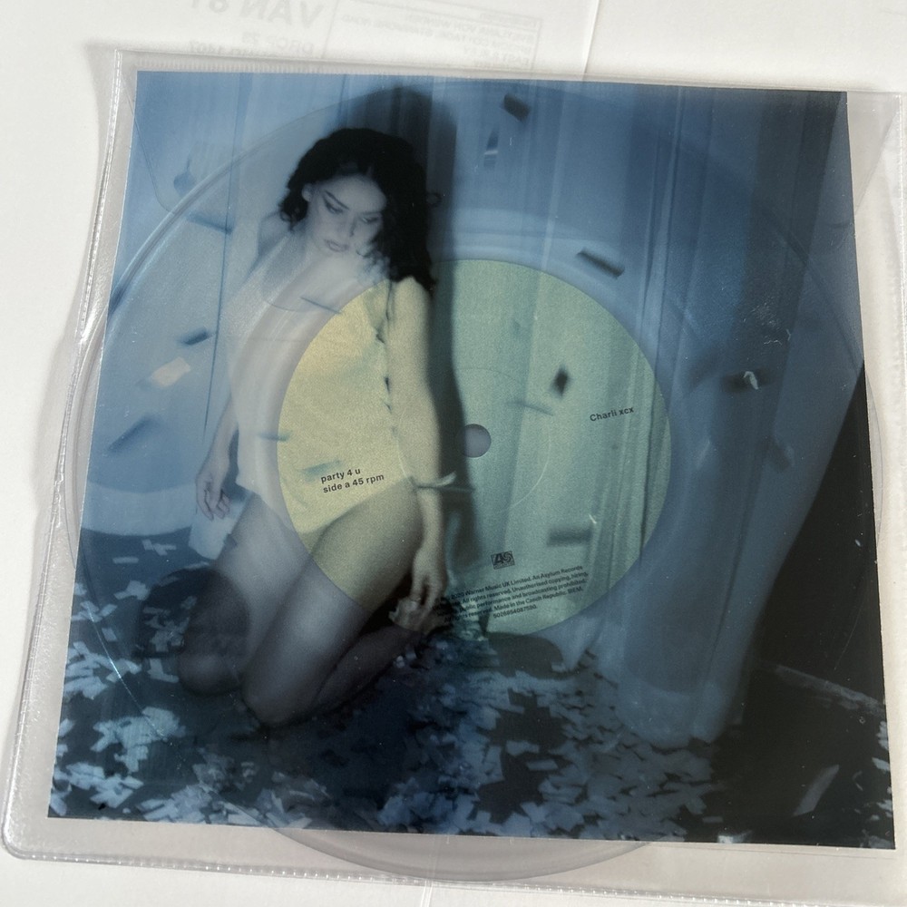 Charli XCX – Party 4 U RSD26 Clear 7″ Vinyl Record Single Ltd edition