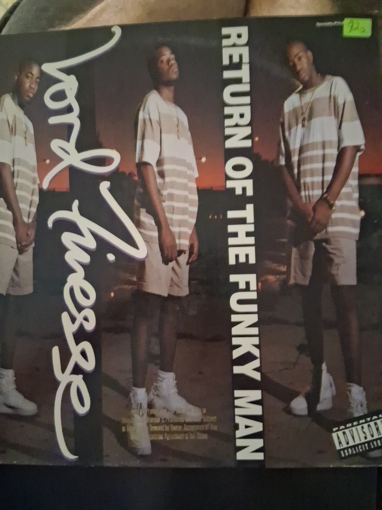 Lord Finesse 12″ Single LP Return Of The Funky Man Record VH+ Cover G+ Hip Hop