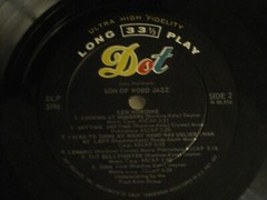 KEN NORDINE FT. THE FRED KATZ GROUP SON OF WORD JAZZ LP OG ’58 DOT DLP-3096 RARE