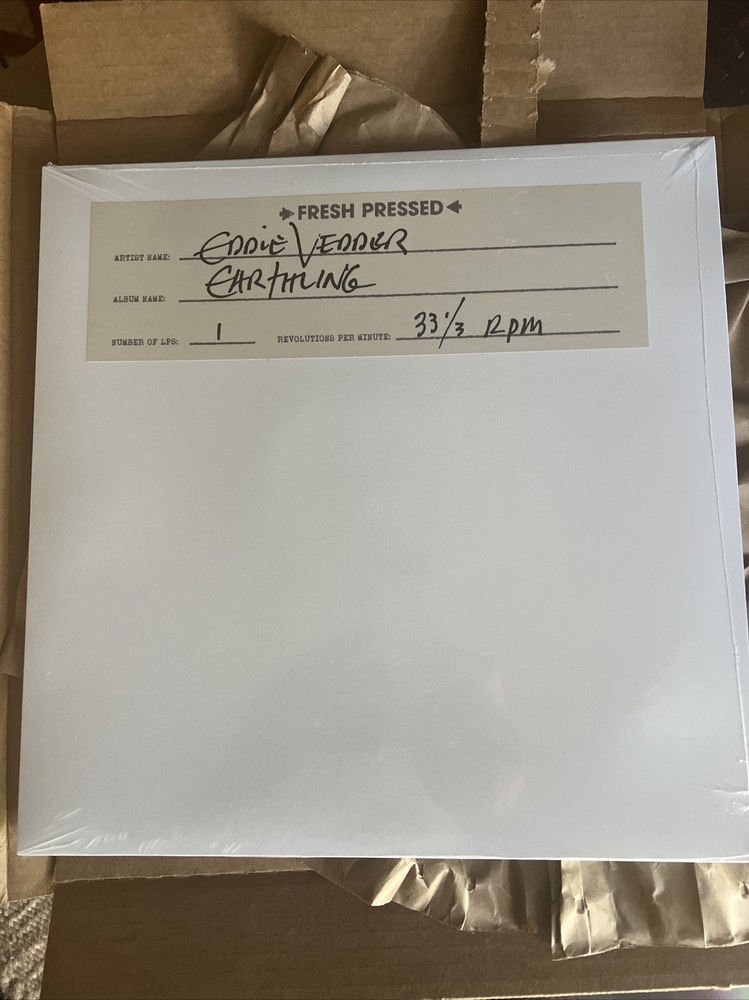 Eddie Vedder Earthling Fresh Pressed Vinyl w/ Dance Of The Clarirvoyants, PJ