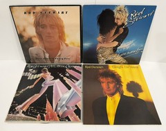 Lot of 4 Rod Stewart Vinyl LP Albums Classic Rock 1975 – 1981 fully play tested