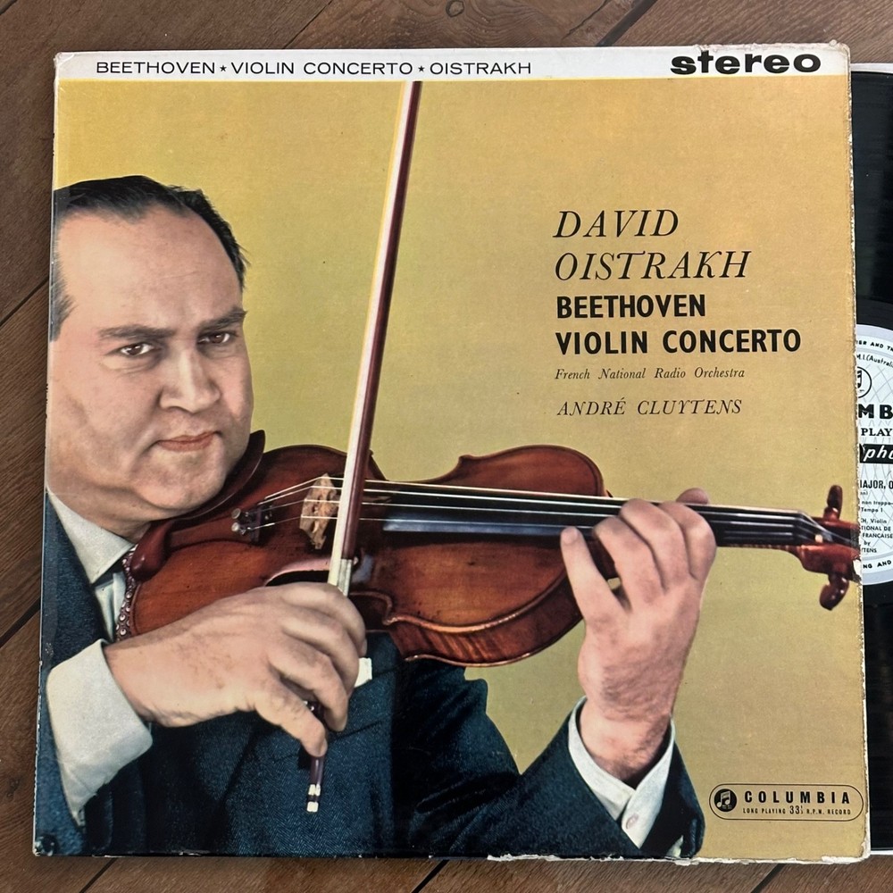 David Oistrakh Beethoven Violin Concerto ED1 Columbia Lp SAX 2315 Australia