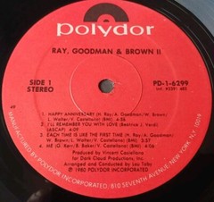 Ray, Goodman & Brown II Vinyl LP – 1980 Polydor – Plays Beautifully! The Moments