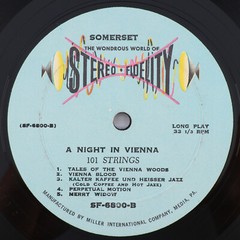 101 Strings – A Night In Vienna – 1960 Stereo 12″ LP Vinyl Record SF-6800